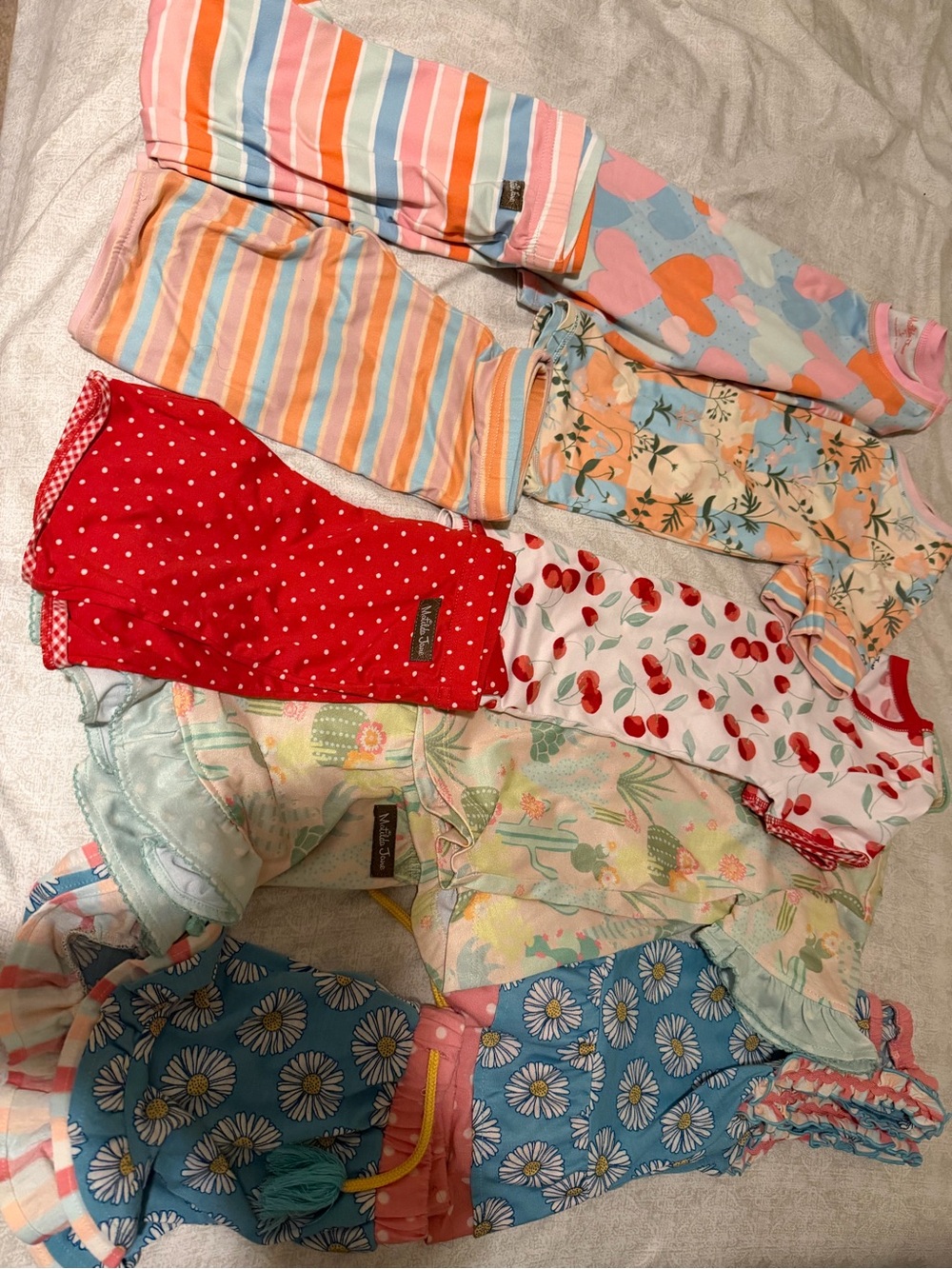 Toddler Mixed Print Pajama and Romper Bundle - Bright Multicolor